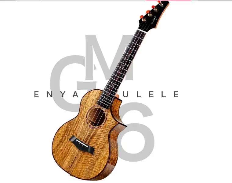 Enya MG6 Гавайские гитары укулеле 2" 26" 3A из твердого дерева манго ukelele концертная гитара тенор Гавайи 4 струнные Музыкальные инструменты профессионалов