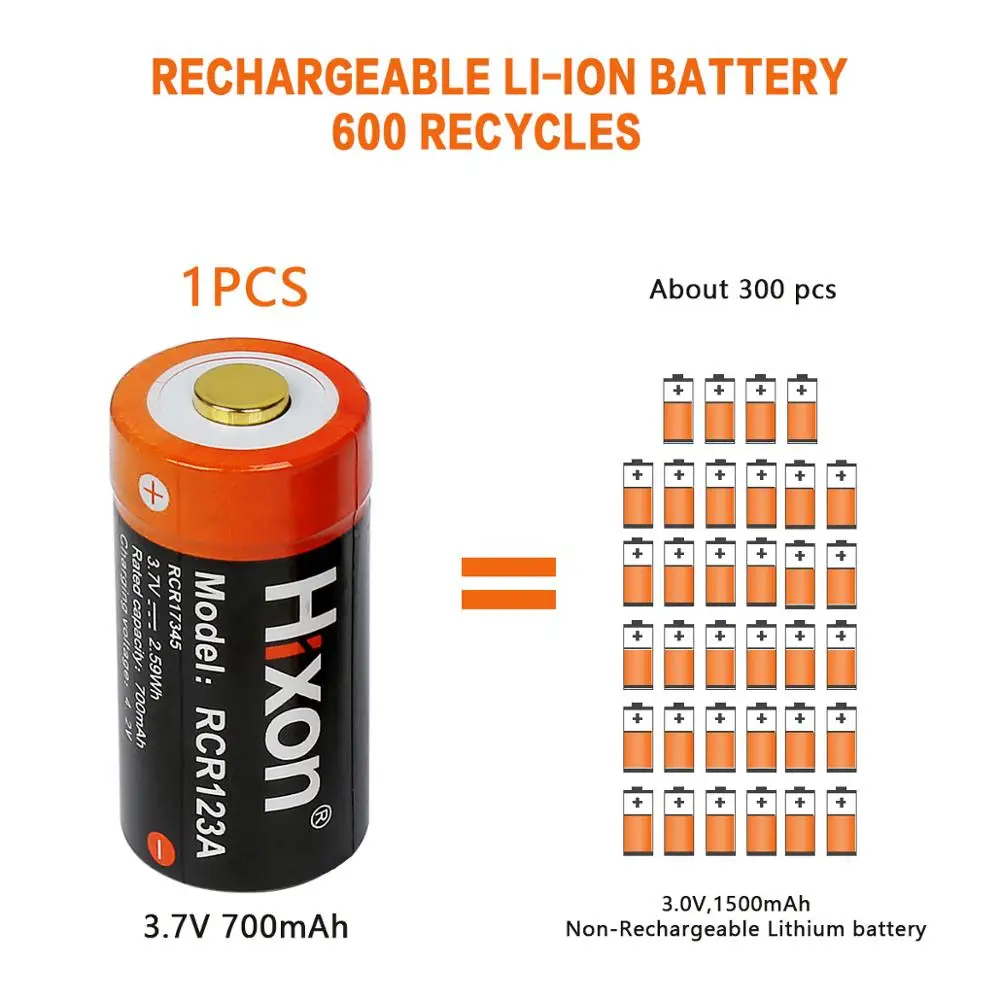 20 шт UL сертифицированный 700mAh 3 7 V RCR123A (CR123A перезаряжаемый) PCB защищенные батареи