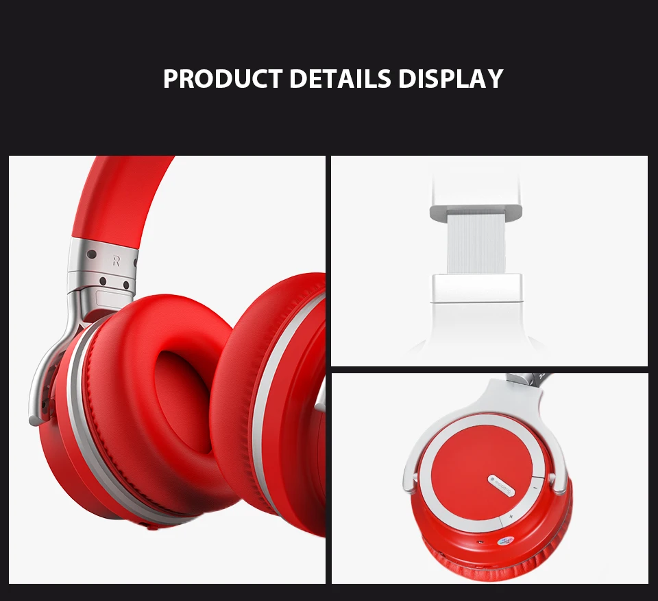 Meidong E7MDPRO беспроводные bluetooth-наушники с шумоподавлением и микрофоном для телефона 30H гарнитура для прослушивания музыки