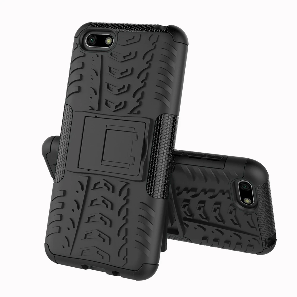 Защитный чехол для Huawei Y3 2017 Y5 Y6 2018 прочный силиконовый Жесткий пластиковый Чехол