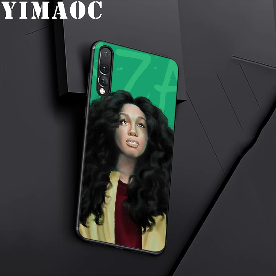 YIMAOC SZA Singer Soft Silicone Case For Huawei Honor Mate 10 P20 P10 P9 P8 P Smart Y6 6A 7A 7X 7C Lite Pro 2017 2018 |