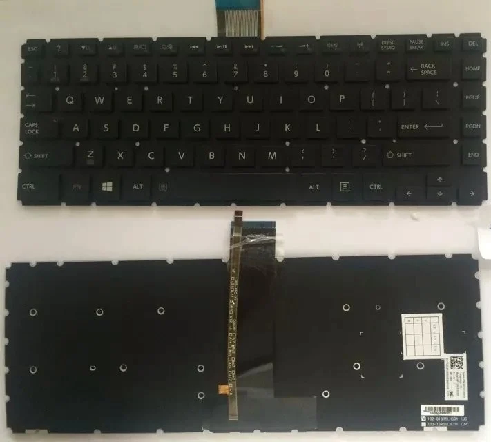 Новая клавиатура для Toshiba Satellite L40-B L40D-B L40DT-B L40T-B L45-B US Замена клавиатуры ноутбука с