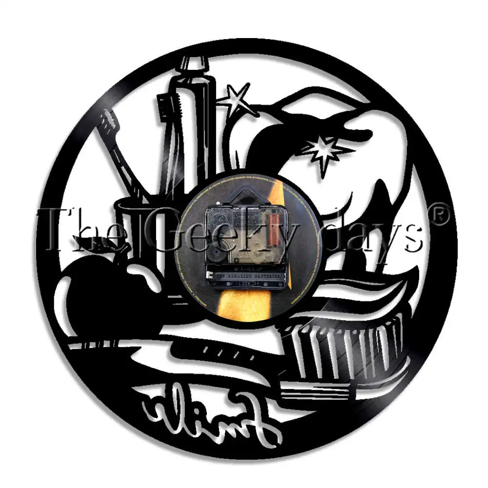 Улыбкой отбеливания зубов светодиодный ночной Светильник виниловых пластинок