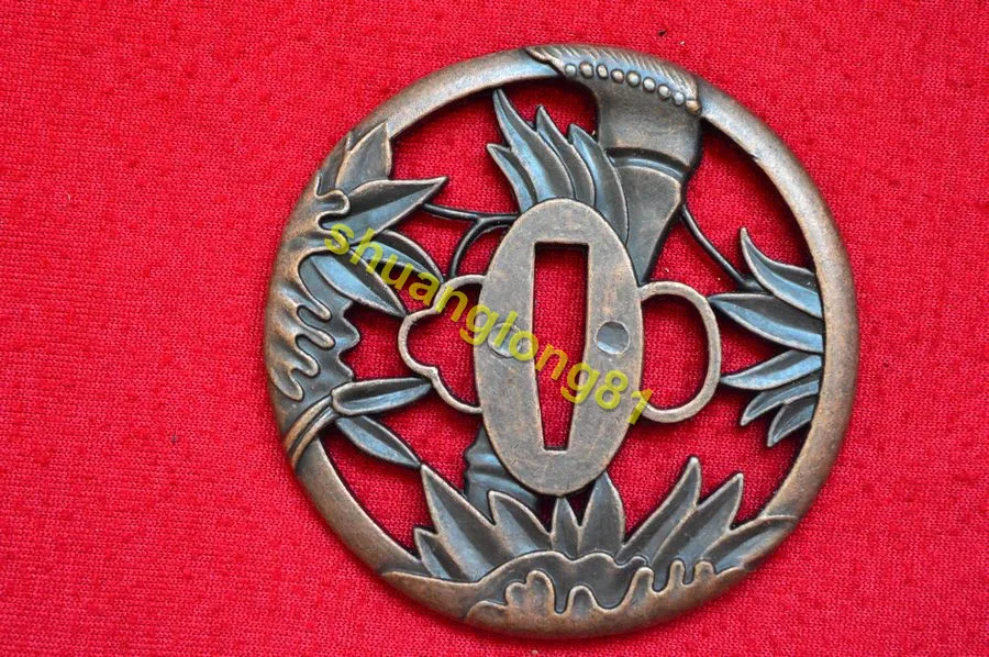 Красивая Высококачественная японская защита Tsuba для бриллианта нож защиты