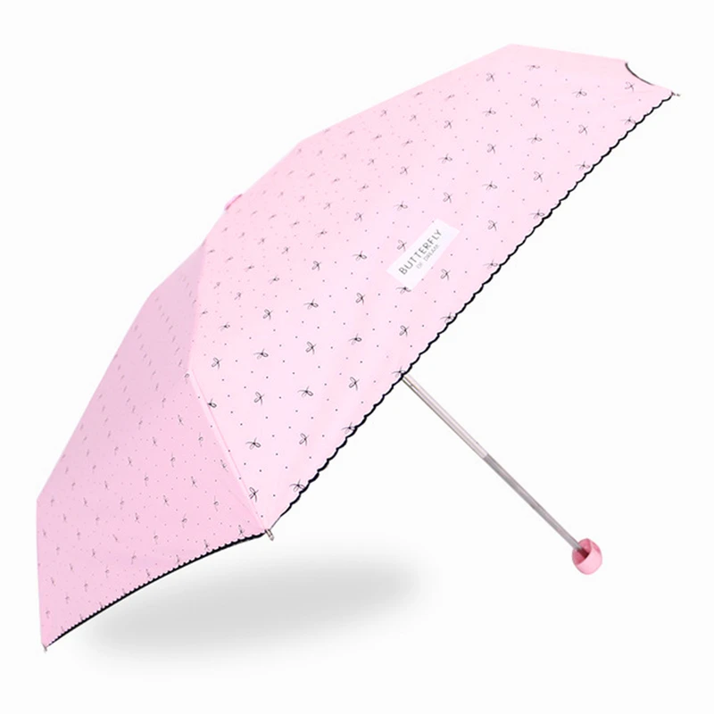 Женские складные мини-Зонтики суперлегкие и маленькие зонтики от солнца