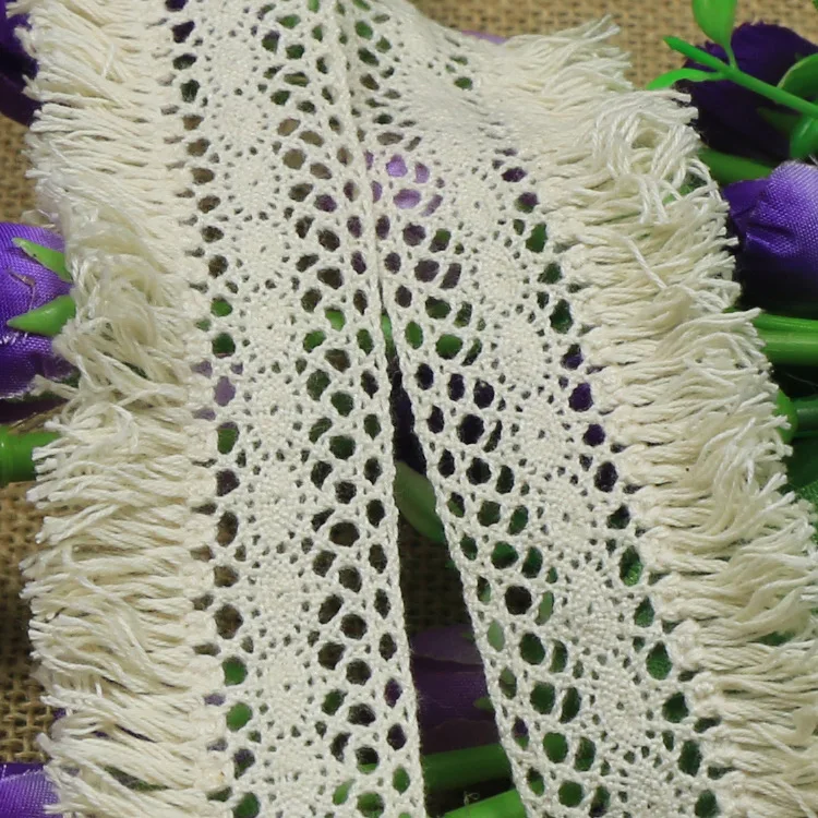 10 ярдов, хлопок, бахрома с кисточками, занавеска, кружевная отделка, декоративная отделка для домашнего текстиля, постельные принадлежности, финг для шитья, материал Sup