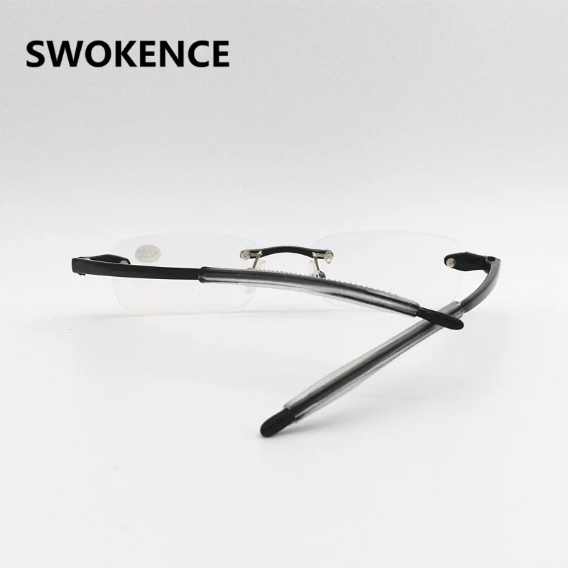 SWOKENCE SPH+ 1,0 1,5 2,0 2,5 3,0 3,5 4,0 высокое качество очки для чтения без оправы Для женщин Для мужчин против усталости глаз, пресбиопические очки G387
