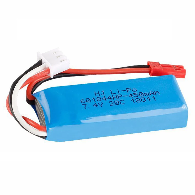 7 4 в 450 мАч 20C 601844 2S литий полимерный аккумулятор WLTOYS P929 P939 K979 K989 K999 K969 удаленный