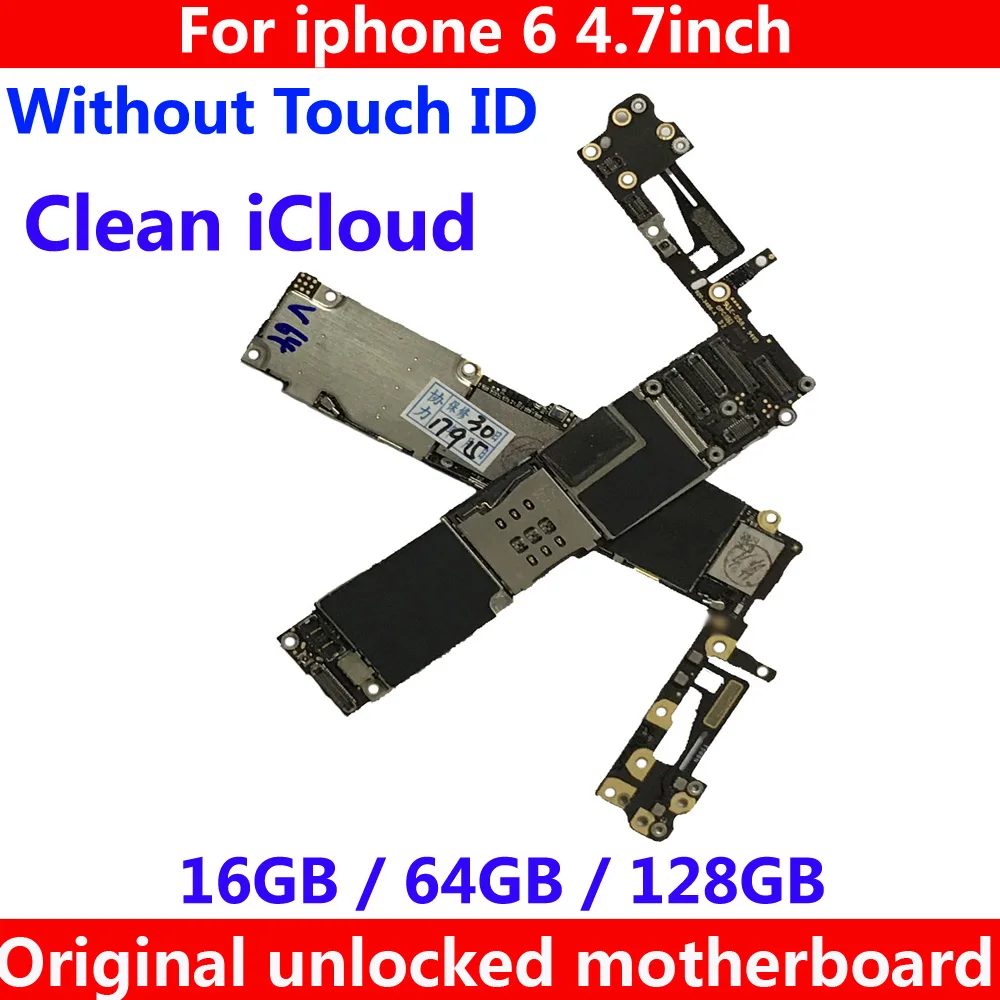 Заводская разблокированная материнская плата для iphone 6 16 Гб 64 128 ГБ оригинальная