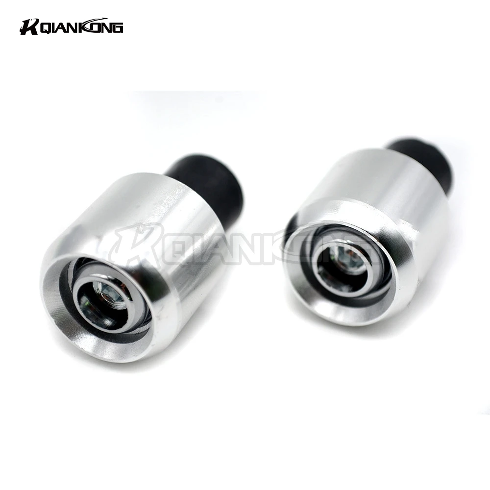 С логотипом 7/8 ''22 мм CNC moto руль кепки moto крест ручка бар ручки для Yamaha R3 R25 YZFR1 YZF R6 T-MAX500 TMAX530 750R - Цвет: Silver