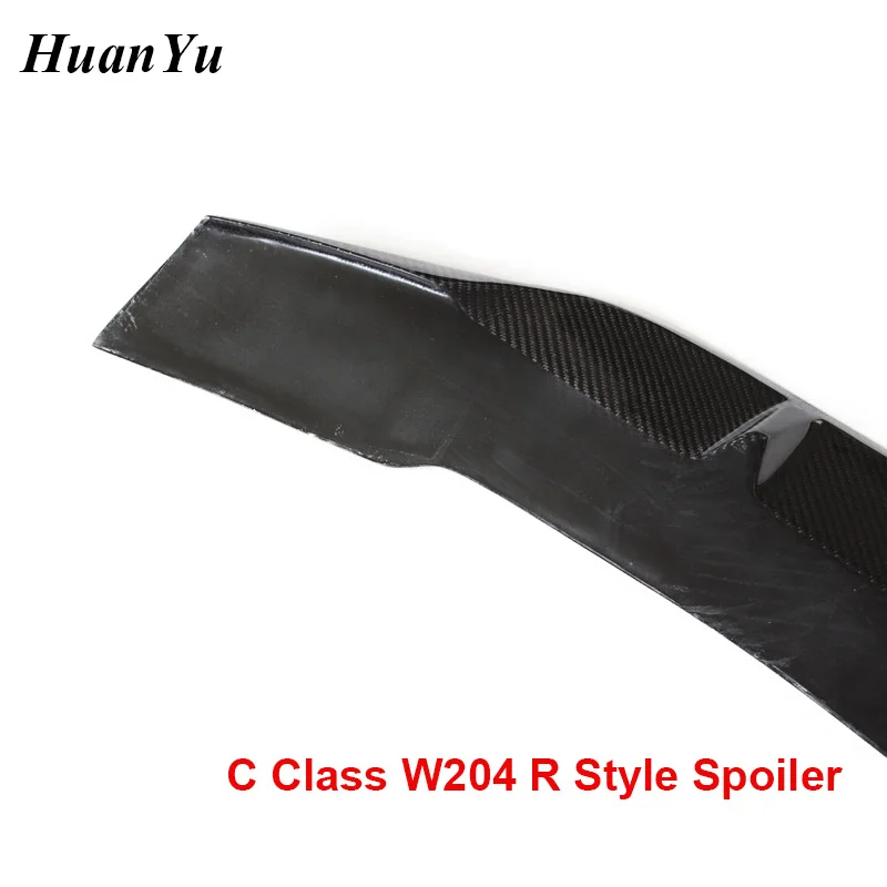 Спойлер для багажника Mercedes benz W204 R Класс C крылья из углеродного волокна Ducktail Lip Wings