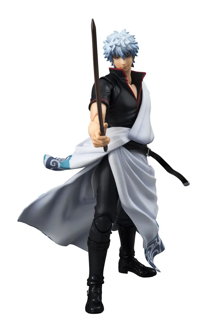 Аниме фигурка из PVC MegaHouse Variable Action Heroes GINTAMA Silver Soul Sakata Gintoki - собираемая модель игрушки куклы в подарок.