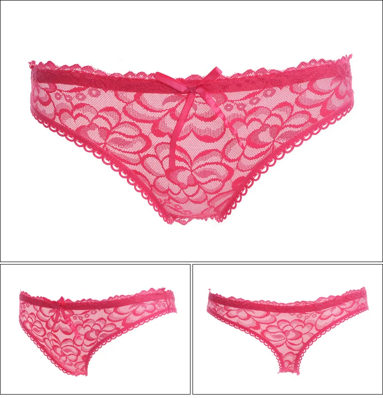 Новые женские сексуальные модные милые прозрачные кружевные трусики нижнее