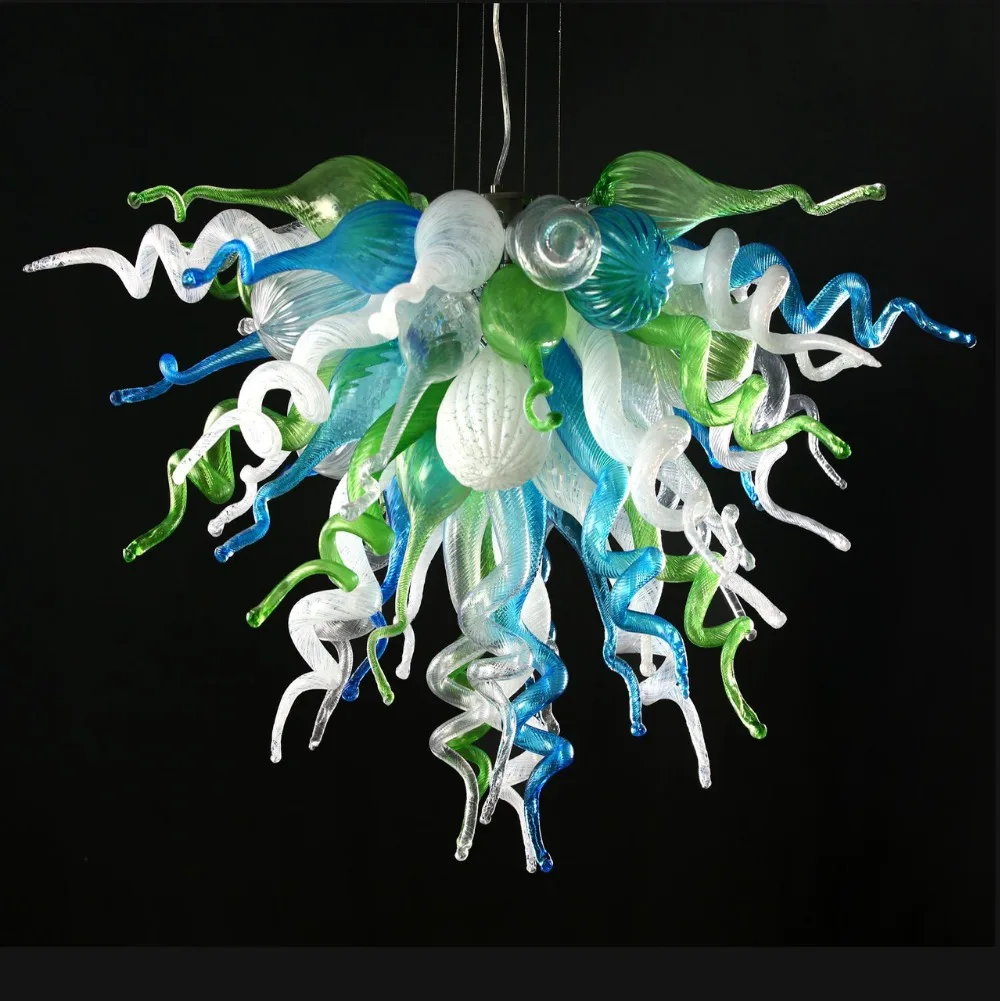 

Colorful Designed Wedding decorations Modern Glass Chandeliers Light