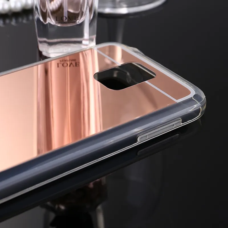 Роскошный зеркальный чехол для Samsung Galaxy S5 мягкий из ТПУ i9600 G900F G900A задняя крышка |