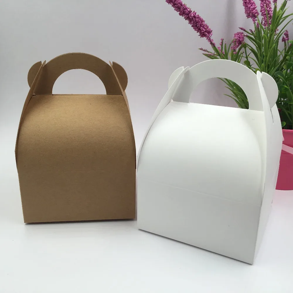 

30pcs/lot Natural brown and white Box,Kraft Paper Packing Box,soap Box