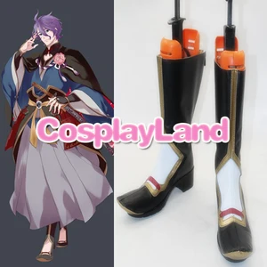 Саги на заказ, сапоги с изображением меча, танца, тоука, ранбу, Кашен, канесада, сапоги для косплея, обувь для косплея, костюм для Хэллоуина, вечеринки, обувь для косплея