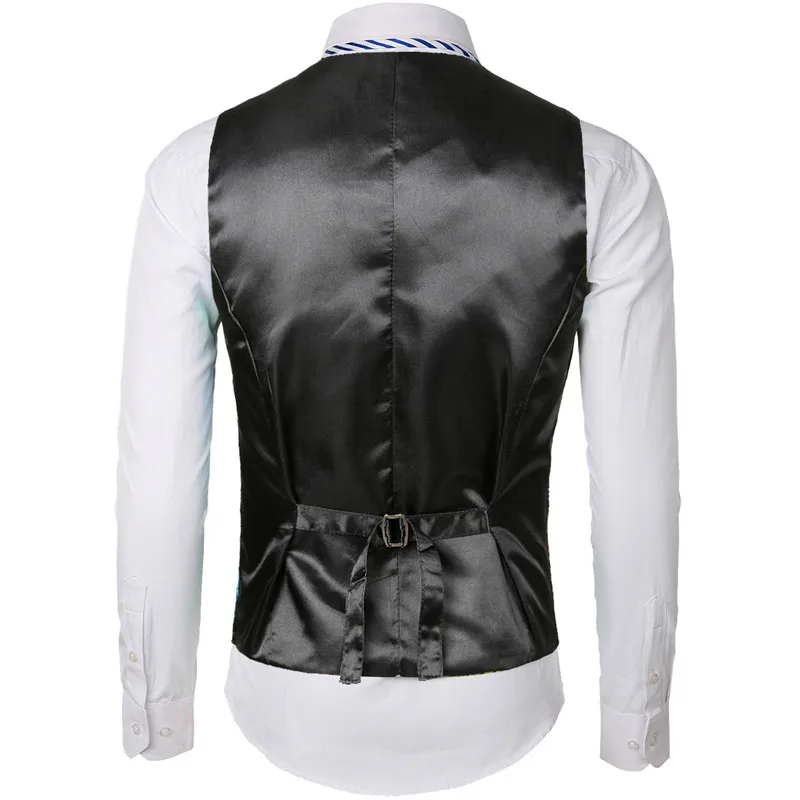 

Mens Suit Vest 2021 Fashion Gold Steampunk Business Dress Vest Men Slim Fit Gilet Men Sleeveless Waistcoat Vest Colete Masculino