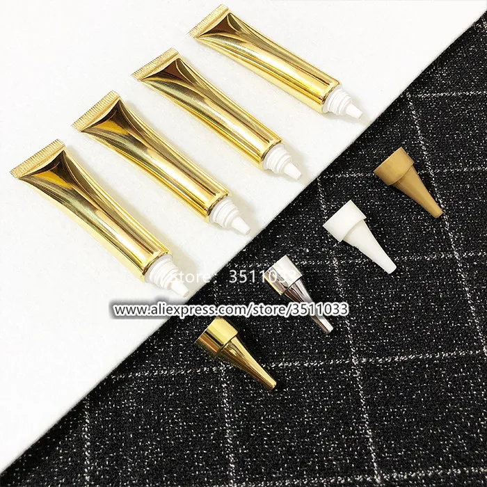 10 мл Золотой косметический тональный пакет сделай сам пустой пластиковый