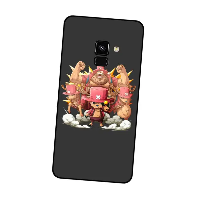 P144 One Piece Cartoon Black Silicone Case Cover For Samsung Galaxy J2 J3 J4 J5 J6 J7 J8 Pro Plus Prime 2018 2017 |