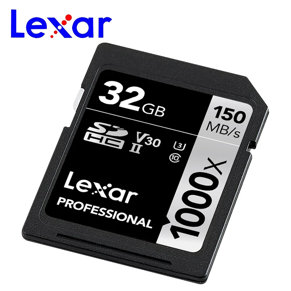Lexar 32 Гб класс скорости 10 1000X SD карты SDHC/SDXC U3 памяти UHS II/U3 высокая скорость 150 МБ/с.