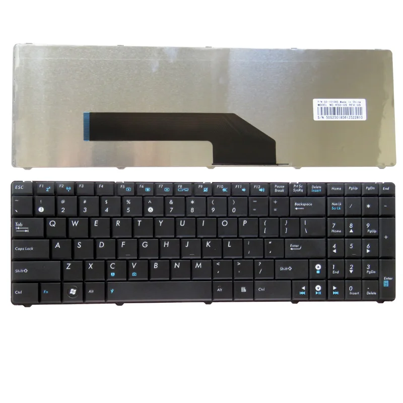 Клавиатура GZEELE для ноутбука ASUS P50 P50IJ новая английская и американская клавиатура