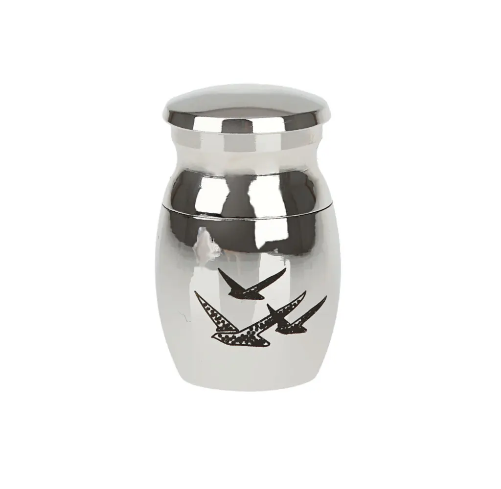 6 шт./компл. из нержавеющей стали кремации урна пепел Мемориальный контейнер