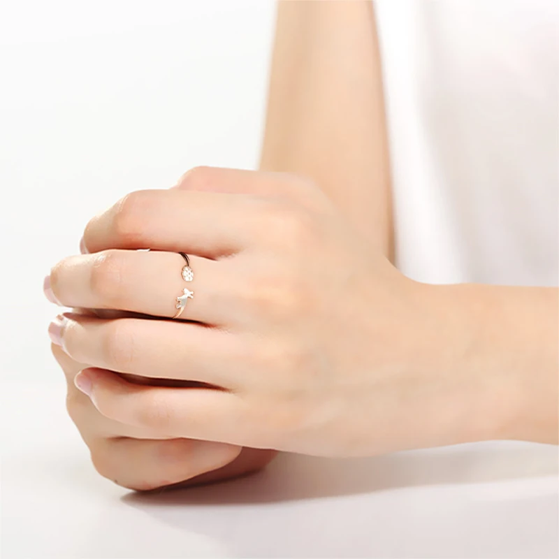 Женское кольцо из стерлингового серебра 925 пробы с изображением снежинок и