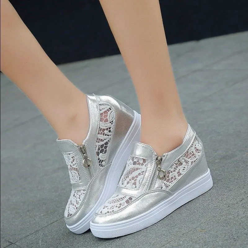 Лидер продаж 2019 года модная повседневная женская обувь из сетчатого материала на