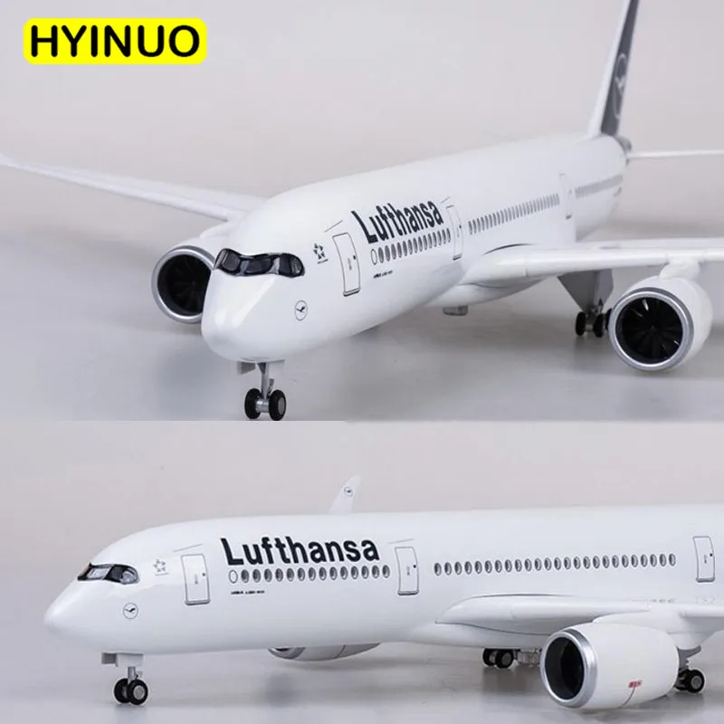 Модель самолета Lufthansa масштаб 1/142 47 см|Вертолеты самолеты корабли космическая