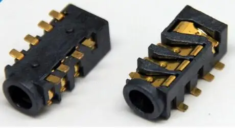 

10PCS 3.5mm Female Audio Connector 8 Pin SMT SMD Headphone Jack Socket PJ-393
