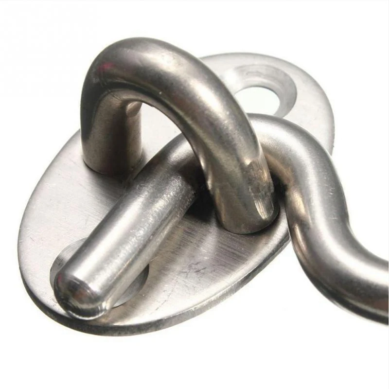 8 размеров крючок для кабины из нержавеющей стали и дверной замок с защелкой