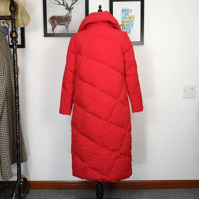 Fitaylor зимняя куртка пуховик женская теплая одежда женские парки тонкая средняя