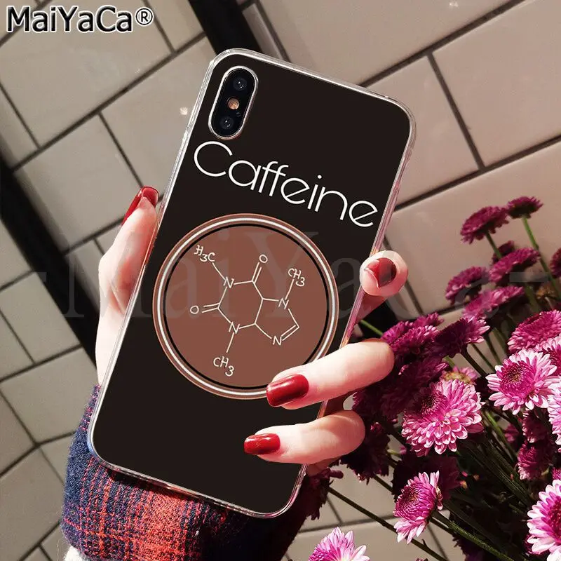 MaiYaCa Ok But First Coffee сделай сам чехол для рисования телефона iPhone X XS MAX 6 6S 7 7plus 8 8Plus 5 5S