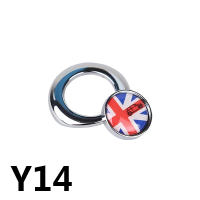 Y14 Для Mini Cooper R56 R60 R61 countryman автомобильный Стайлинг новые наклейки для кнопок украшения аксессуары кнопка запуска стикер - Название цвета: Y14