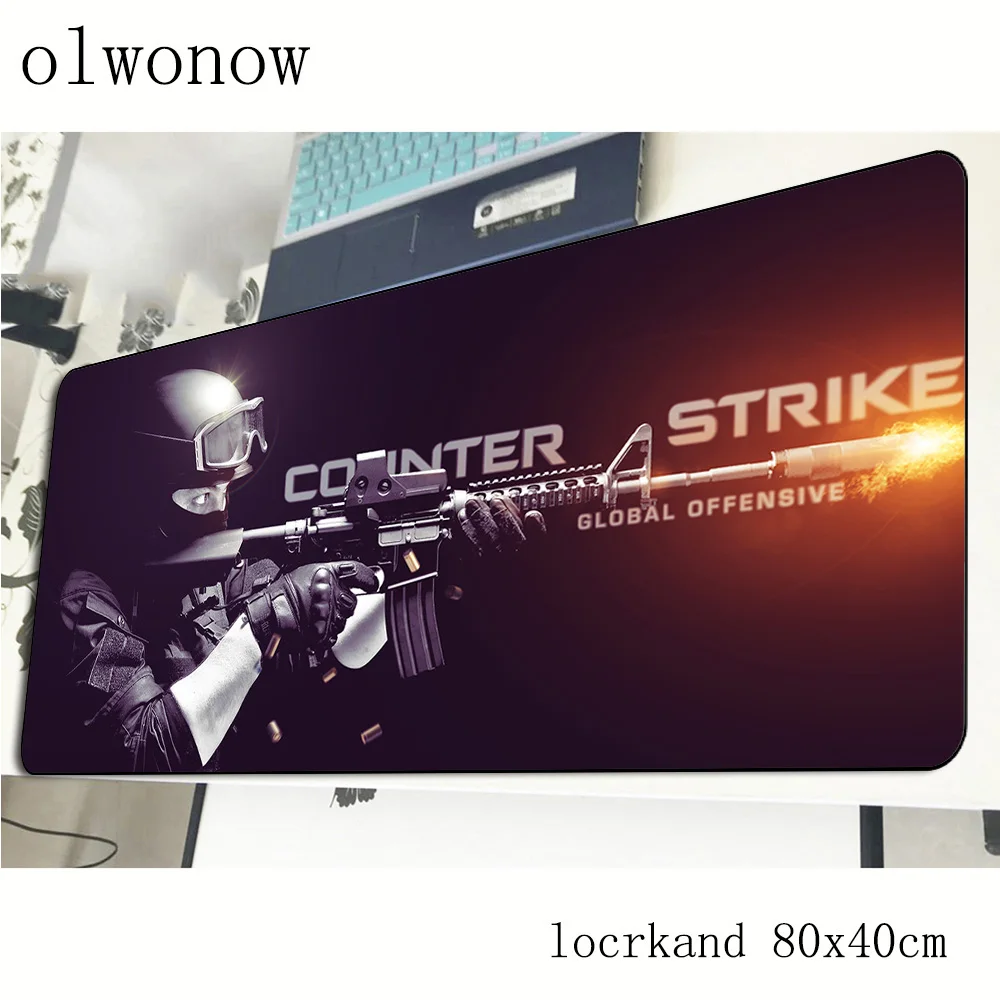 Коврик для мыши csgo 80x40 см подарок на Хэллоуин лучшие игровые коврики крупные