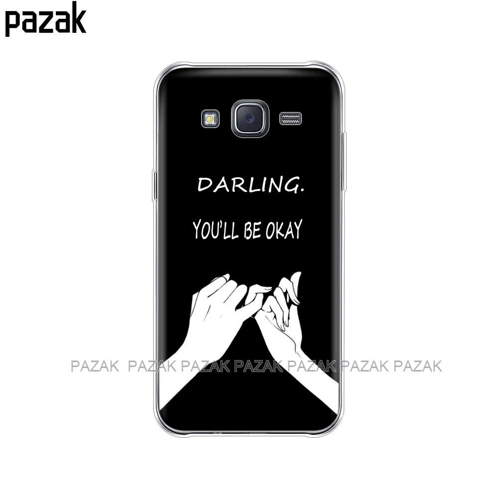 Силиконовый чехол для телефона samsung Galaxy J1 J2 J3 J5 J7 MINI prime love на палец сердце - Цвет: 34446