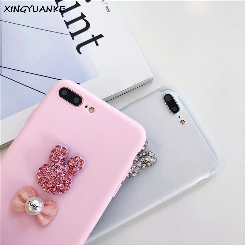 XINGYUANKE 3D Роскошный Блеск Алмазный чехол для Nokia 2 3 5 6 2018 милый мультфильм Coque 7 8 9