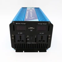 free shipping intelligent 2000w pure sine wave inverter built in battery charger 12v 220v power inverter with factory price