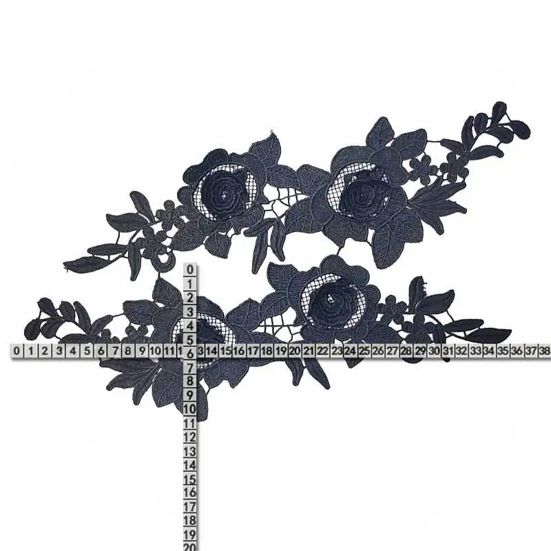 Аксессуары для украшения сделай сам 3d Цветочные нашивки Высококачественная