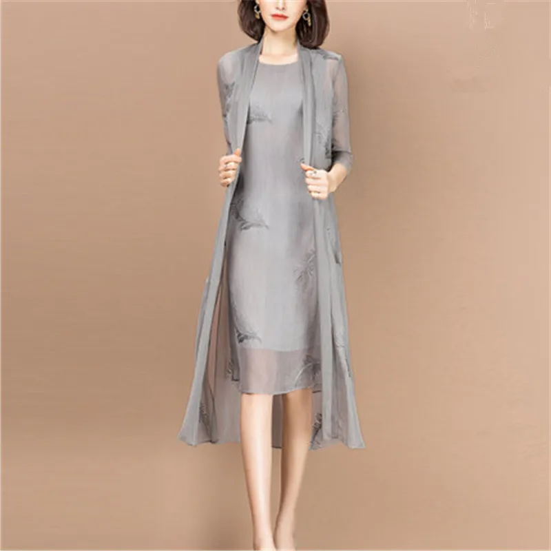 

Shen Joy Dress For Women Two Piece Set Summer Outfits For Women Vestidos De Fiesta De Noche Chiffon Ensemble Femme Deux Pieces