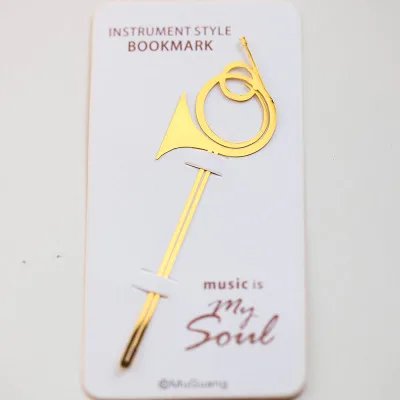 Инструмент Стиль закладки музыкальная note book mark Позолоченные канцелярские товары офисные школьные принадлежности marcador de livros