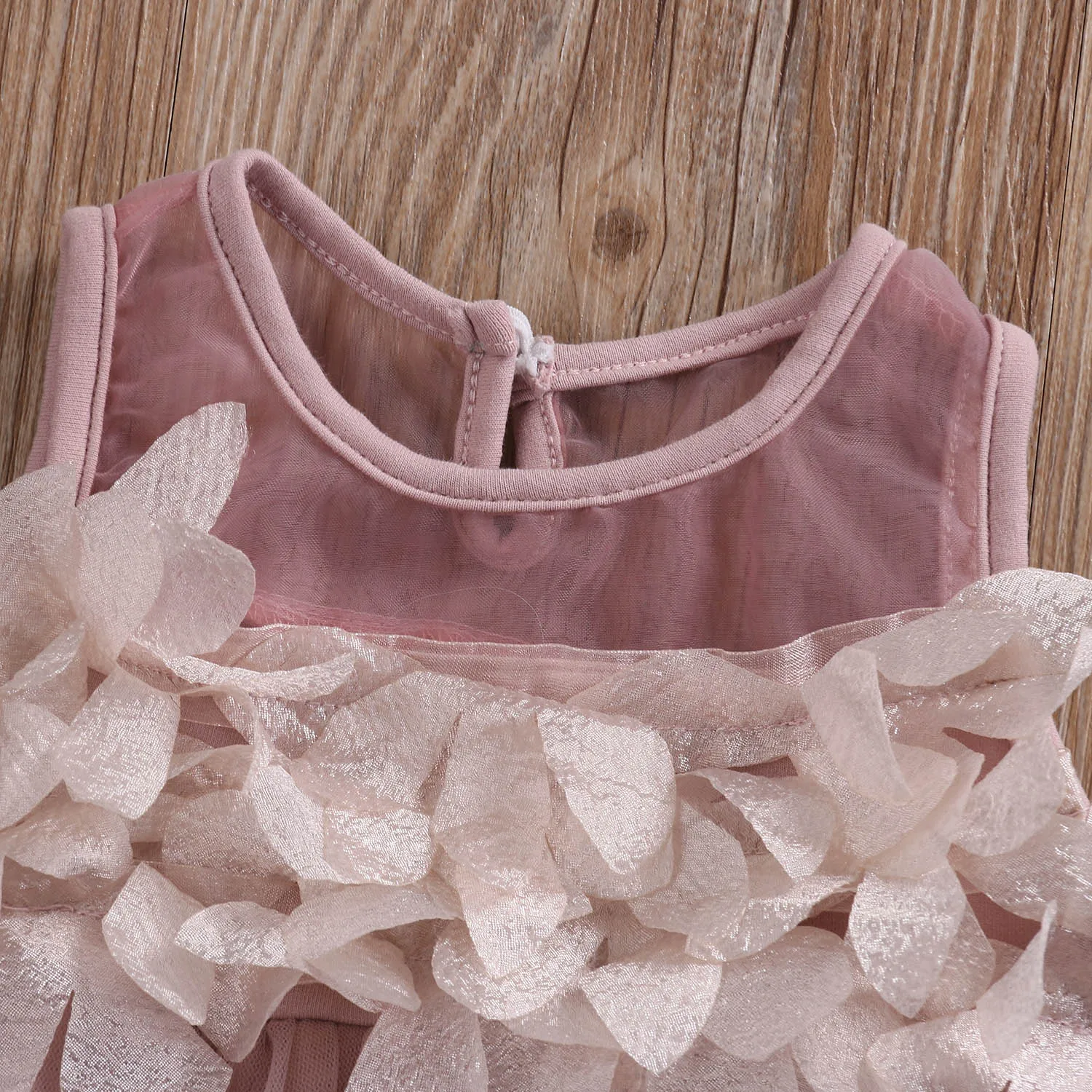 Pudcoco/2017 г. модное платье с короткими рукавами для маленьких девочек розовый или