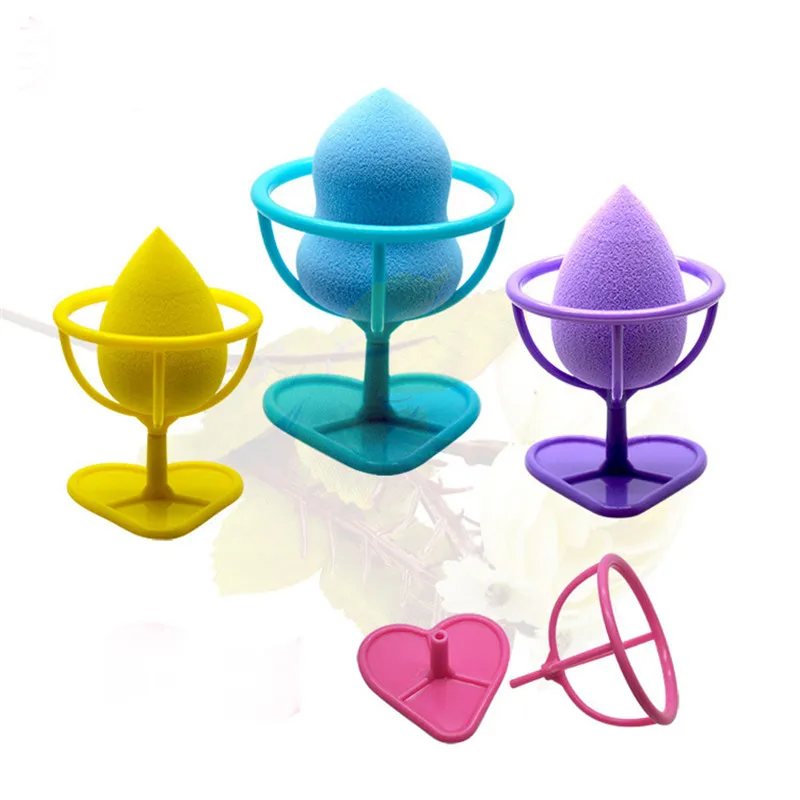 1 шт. качественный пластиковый держатель губки для макияжа Профессиональная