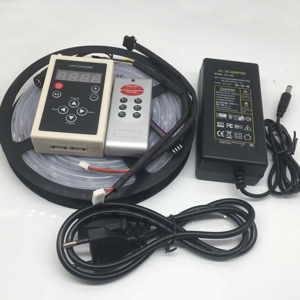 5 м RGB Мечта Волшебная Светодиодная лента DC12V 6803 IC IP67 водонепроницаемая