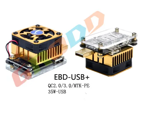 Ebd-USB нагрузки qc2.0/3.0 МТК-pe триггера напряжения и тока мониторинга емкость батареи