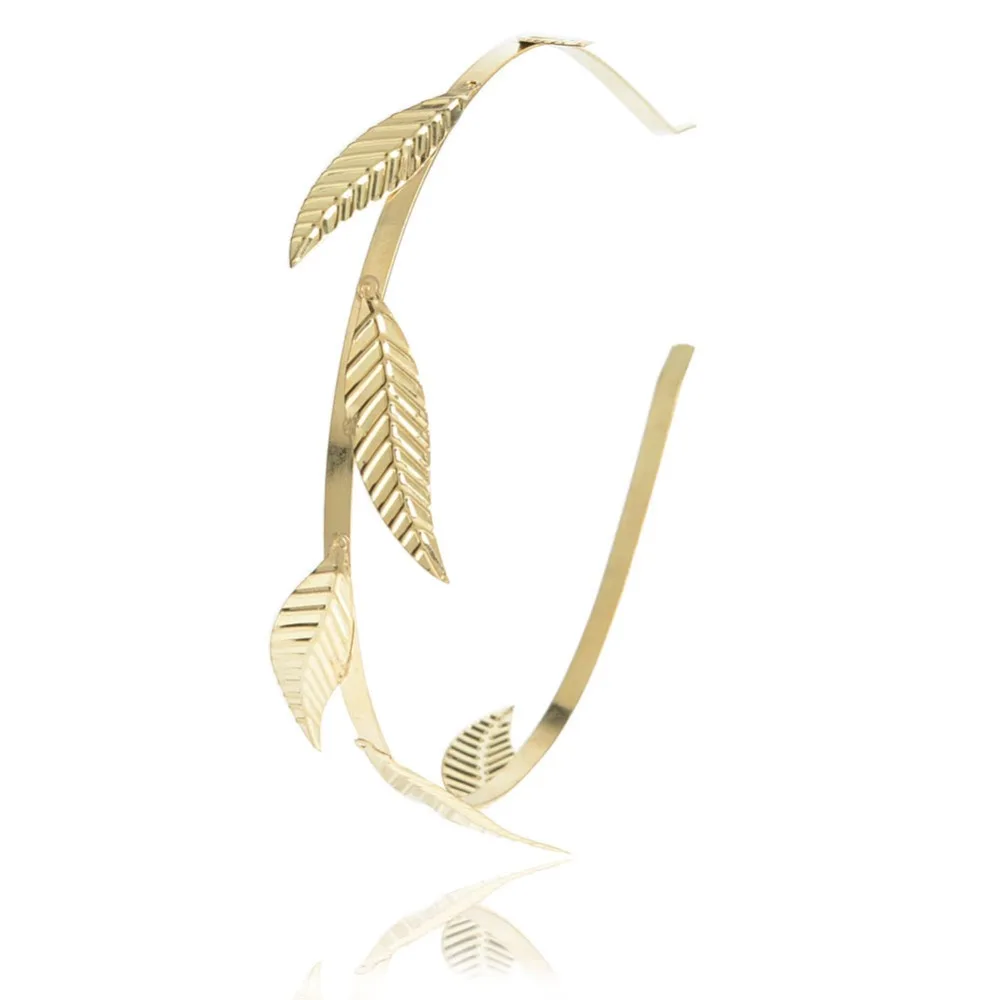 New Lovely Fashion Baroque Leaf Hairbands Hair Accessories Alloy Jewelry Bridal cheveux mariage 2019 |