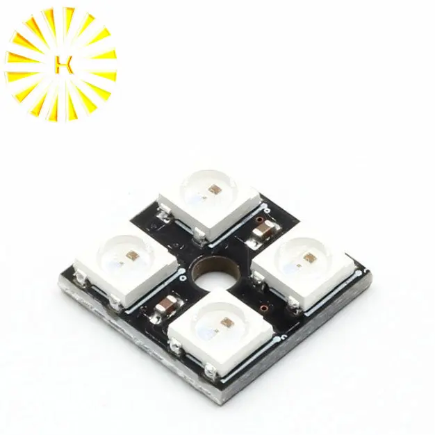 Новый электрический блок 1 шт. 4 бит WS2812 5050 RGB LED Драйвер макетная плата