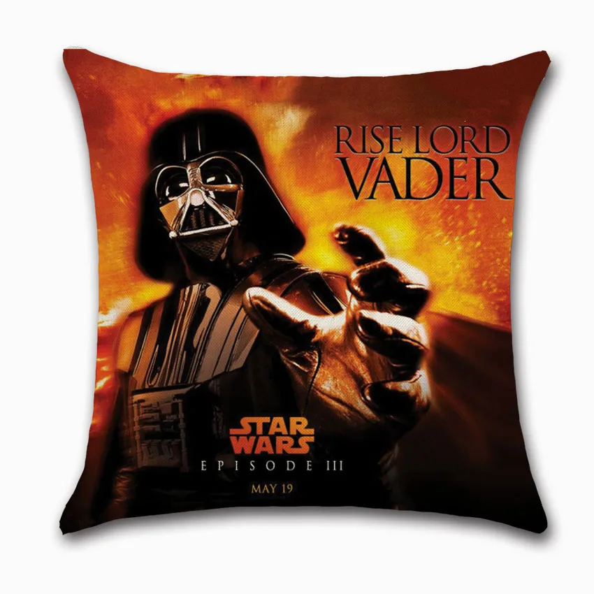 Чехол для подушки с героями мультфильмов войн робот звезда комикс украшение дома