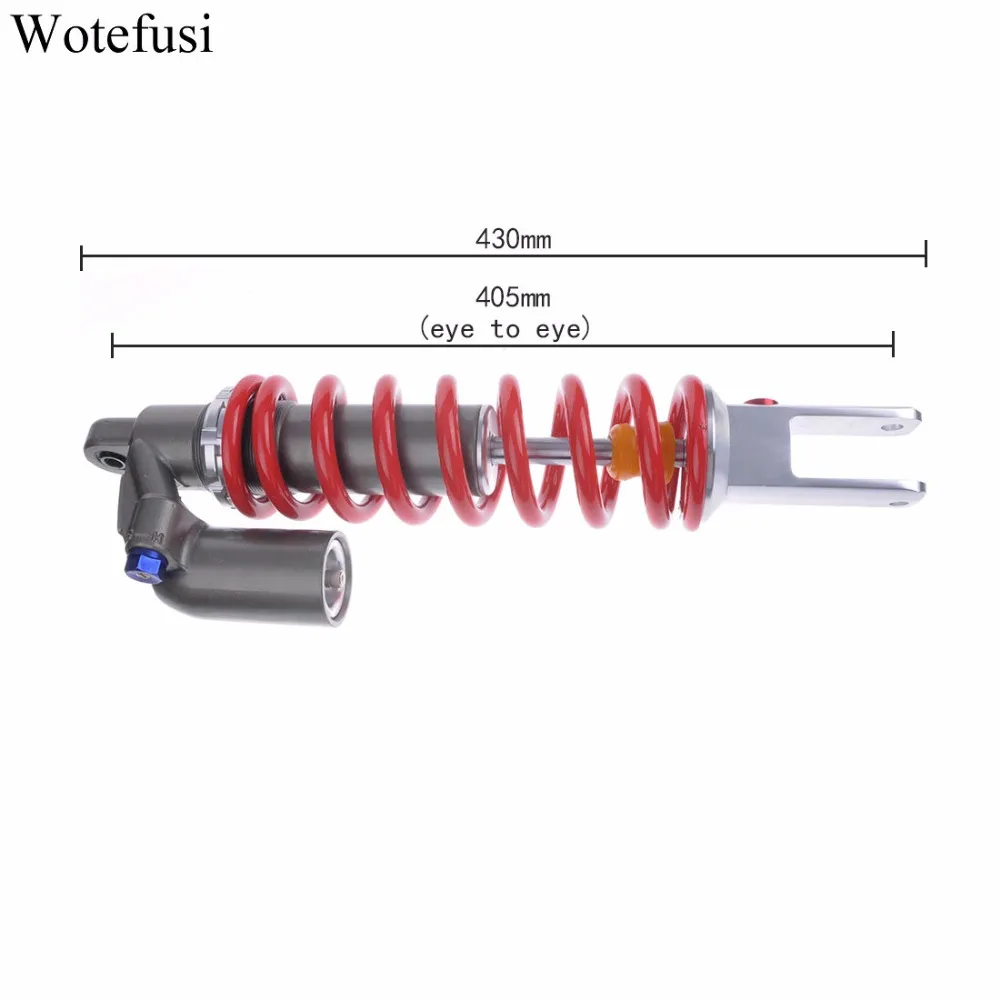 Сменный Универсальный Воздушный амортизатор для мотоциклов Wotefusi 405 мм|absorbable